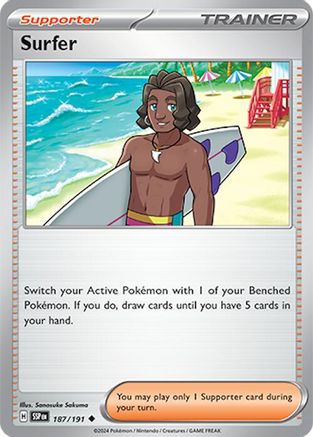 Surfer (187/191) [Scarlet & Violet: Surging Sparks]-1