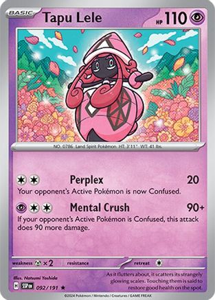 Tapu Lele (092/191) [Scarlet & Violet: Surging Sparks]-1