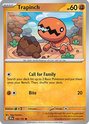 Trapinch (104/191) [Scarlet & Violet: Surging Sparks]-1