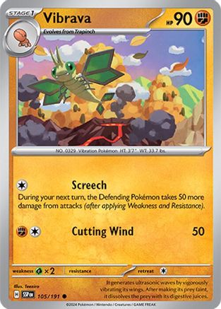 Vibrava (105/191) [Scarlet & Violet: Surging Sparks]-1