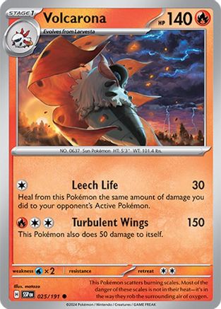Volcarona (025/191) [Scarlet & Violet: Surging Sparks]-1