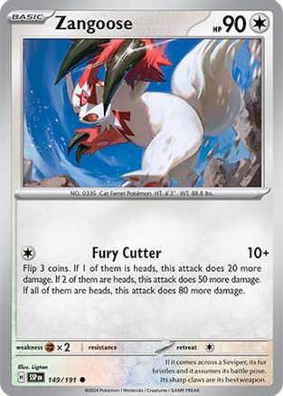 Zangoose (149/191) [Scarlet & Violet: Surging Sparks]-1