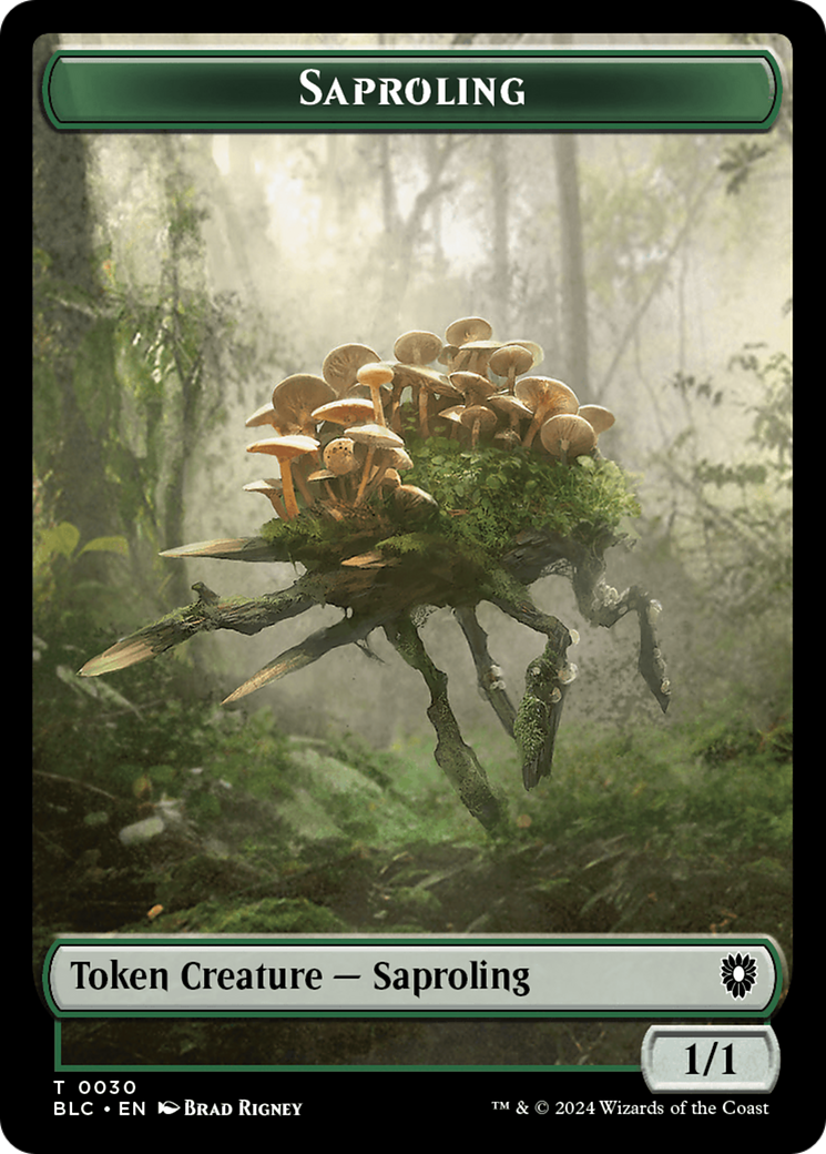 Saproling (TBLC-030) - Bloomburrow Commander Tokens Foil-1