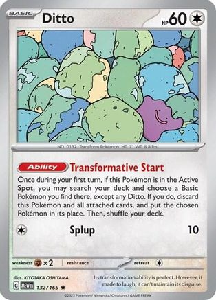 Ditto (132/165) (Non-Holo) [Scarlet & Violet 151]-1