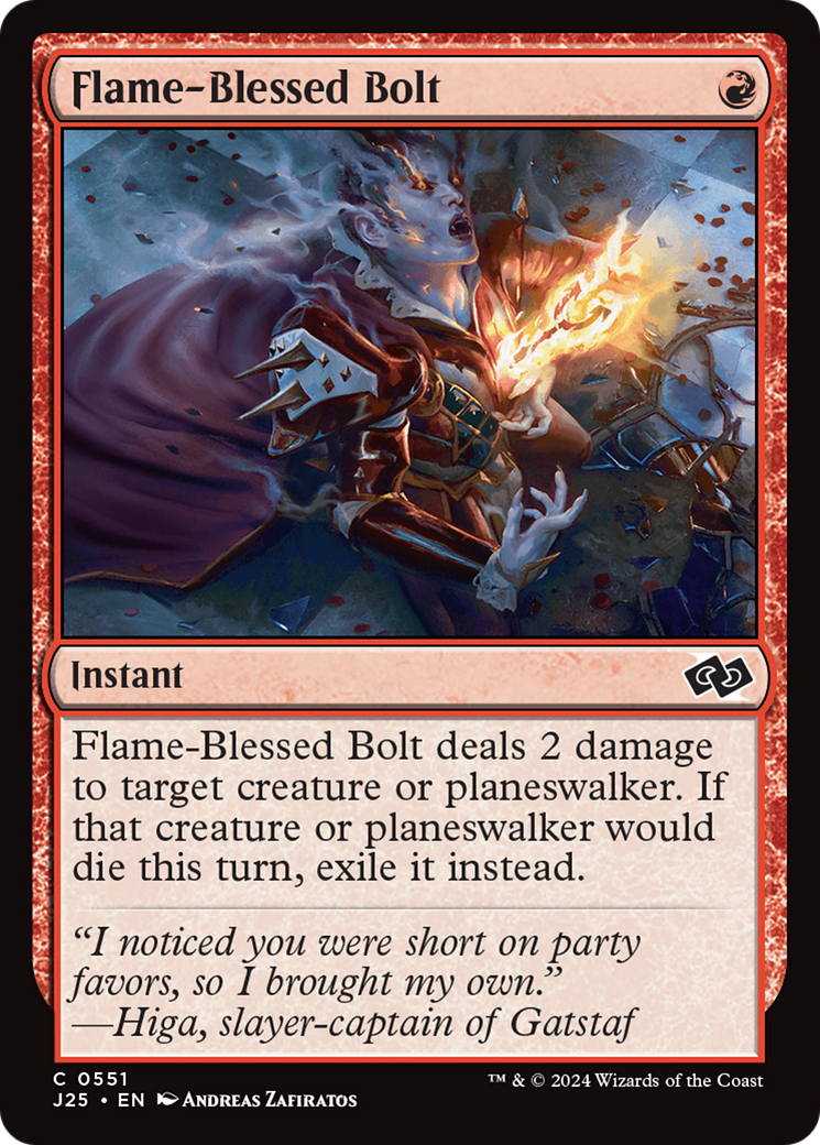 Flame-Blessed Bolt [Foundations Jumpstart]-1