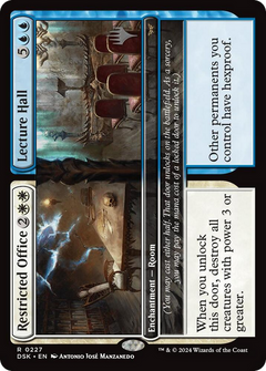 Restricted Office // Lecture Hall (Promo Pack) [Duskmourn: House of Horror Promos]-1