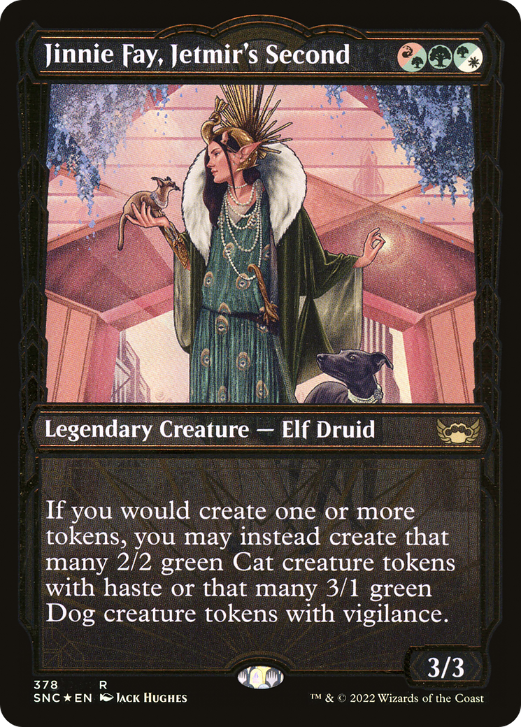 Jinnie Fay, Jetmir's Second (Showcase Golden Age Gilded Foil) [Streets of New Capenna]-1