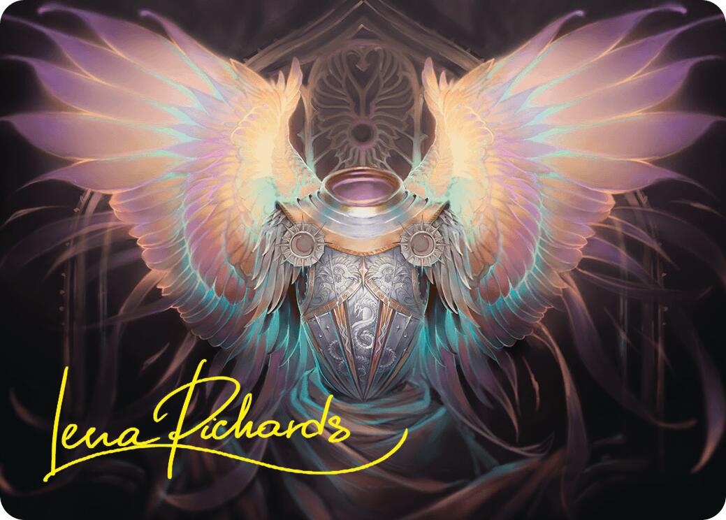 Celestial Armor Art Card (2/54) (Gold-Stamped Signature) [Foundations Art Series]-1