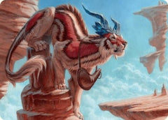 Felidar Savior Art Card (3/54) [Foundations Art Series]-1