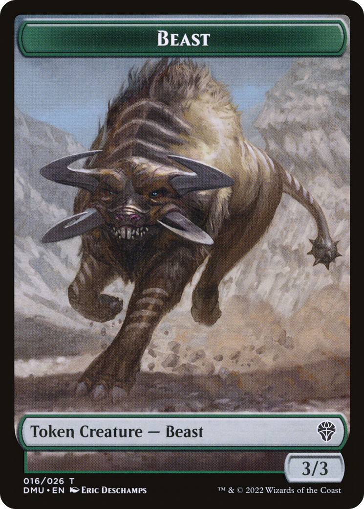 Beast Token [Dominaria United Tokens]-1