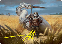 Skyknight Squire Art Card (4/54) (Gold-Stamped Signature) [Foundations Art Series]-1
