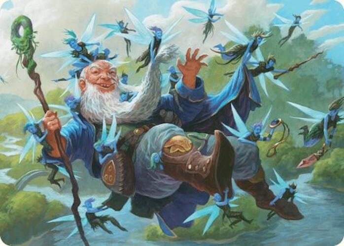 Mischievous Mystic Art Card (7/54) [Foundations Art Series]-1