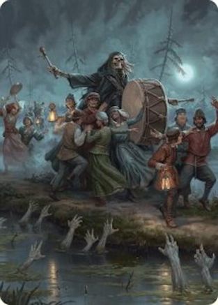 Blasphemous Edict Art Card (35/54) [Foundations Art Series]-1