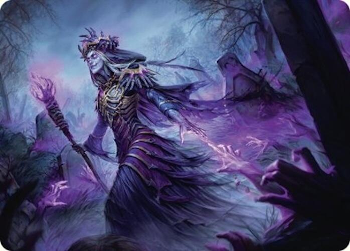 Zul Ashur, Lich Lord Art Card (10/54) [Foundations Art Series]-1