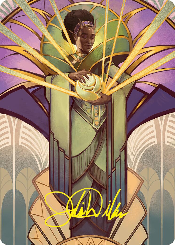 Bloom Tender Art Card (54/54) (Gold-Stamped Signature) [Foundations Art Series]-1