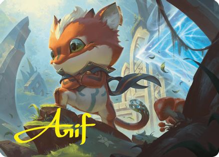 Loot, Exuberant Explorer Art Card (12/54) (Gold-Stamped Signature) [Foundations Art Series]-1