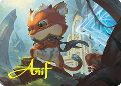 Loot, Exuberant Explorer Art Card (12/54) (Gold-Stamped Signature) [Foundations Art Series]-1