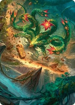 Mossborn Hydra Art Card (42/54) [Foundations Art Series]-1