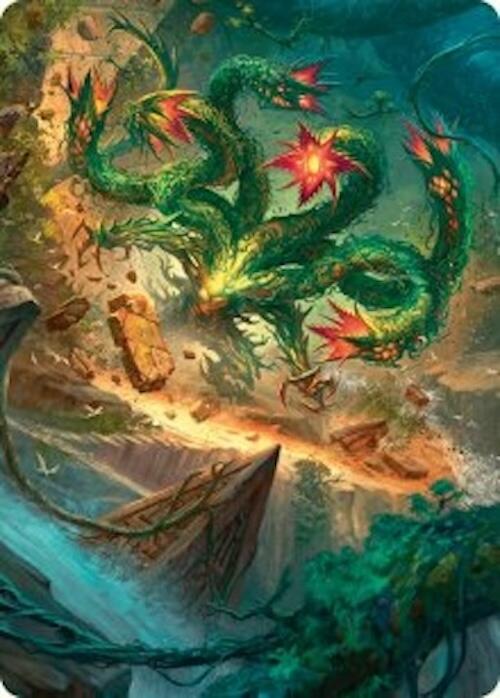 Mossborn Hydra Art Card (42/54) [Foundations Art Series]-1