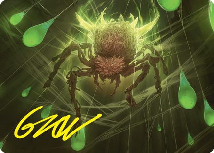 Spinner of Souls Art Card (13/54) (Gold-Stamped Signature) [Foundations Art Series]-1