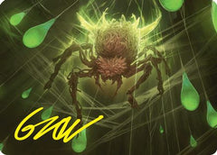 Spinner of Souls Art Card (13/54) (Gold-Stamped Signature) [Foundations Art Series]-1
