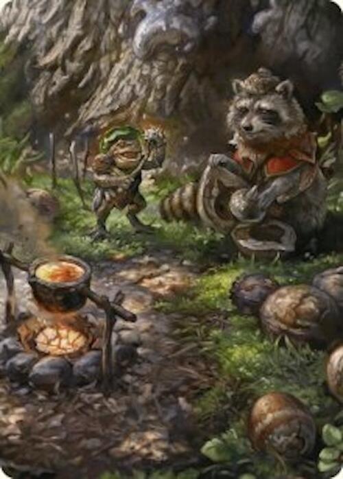 Sylvan Scavenging Art Card (46/54) [Foundations Art Series]-1