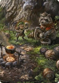 Sylvan Scavenging Art Card (46/54) [Foundations Art Series]-1