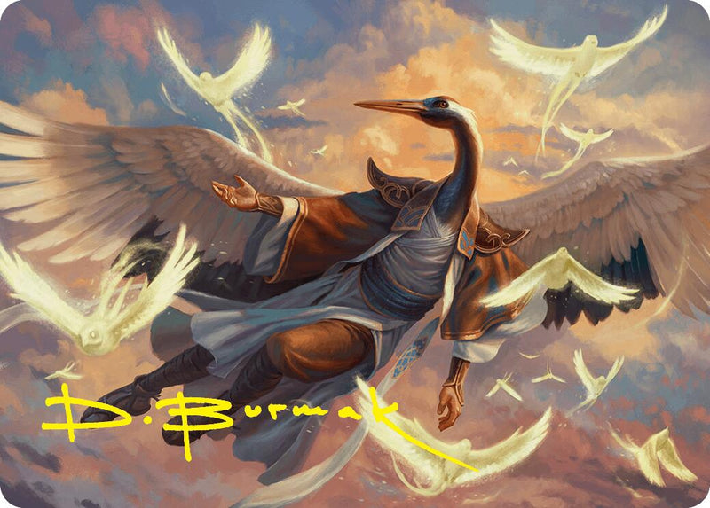 Kykar, Zephyr Awakener Art Card (16/54) (Gold-Stamped Signature) [Foundations Art Series]-1