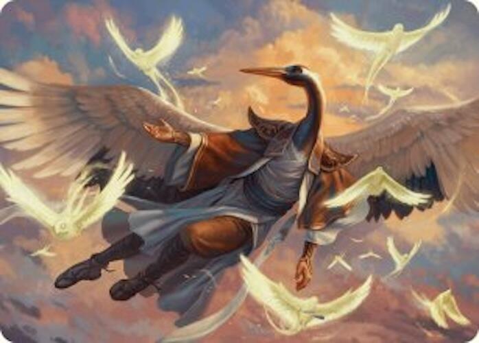 Kykar, Zephyr Awakener Art Card (16/54) [Foundations Art Series]-1