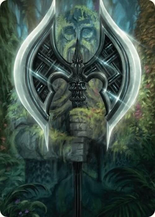 Leyline Axe Art Card (49/54) [Foundations Art Series]-1