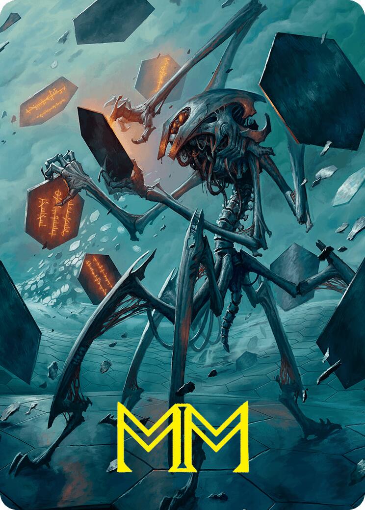 Scrawling Crawler Art Card (50/54) (Gold-Stamped Signature) [Foundations Art Series]-1