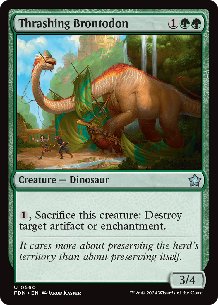 Thrashing Brontodon [Foundations]-1