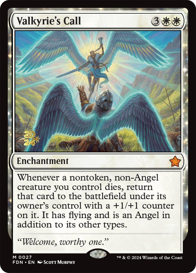 Valkyrie's Call [Foundations Prerelease Promos]-1