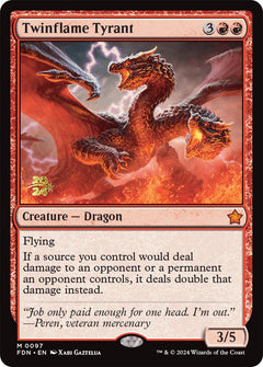 Twinflame Tyrant [Foundations Prerelease Promos]-1