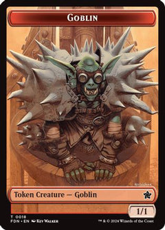 Goblin // Insect Doubled-Sided Token [Foundations Tokens]-3