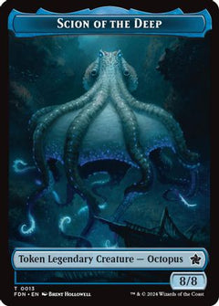 Scion of the Deep // Koma's Coil Doubled-Sided Token [Foundations Tokens]-3