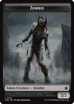 Zombie // Insect Doubled-Sided Token (FDN-15 // 21) - Foundations-1