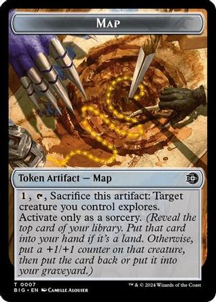 Map // Plot Double-Sided Token [Outlaws of Thunder Junction: The Big Score Tokens]-5