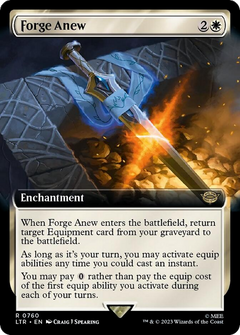 Forge Anew (Extended Art) (Surge Foil) [The Lord of the Rings: Tales of Middle-Earth]-1