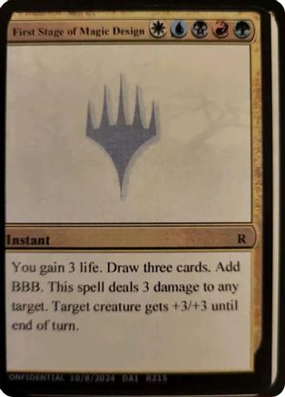 First Stage of Magic Design [Unknown Event]-1