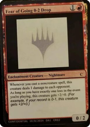 Fear of Going 0-2 Drop [Unknown Event]-1