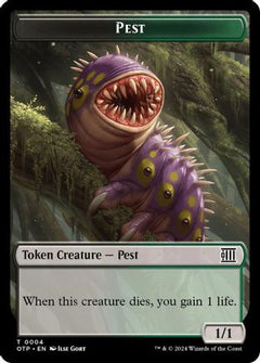 Pest // Plot Double-Sided Token [Outlaws of Thunder Junction: Breaking News Tokens]-3