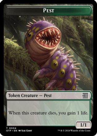 Pest // Plot Double-Sided Token [Outlaws of Thunder Junction: Breaking News Tokens]-3