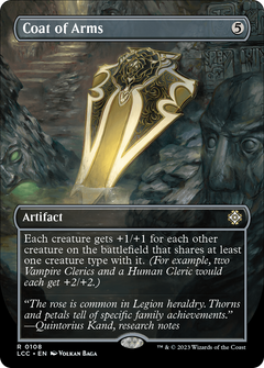 Coat of Arms (Borderless) [The Lost Caverns of Ixalan Commander]-1