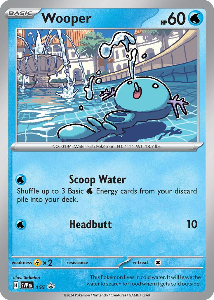 Wooper (155) [Scarlet & Violet: Black Star Promos]-1