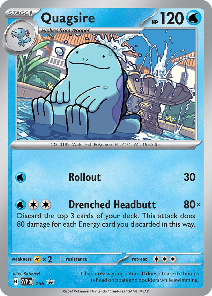 Quagsire (156) [Scarlet & Violet: Black Star Promos]-1