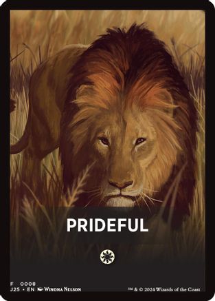Prideful Theme Card [Foundations Jumpstart Front Cards]-1