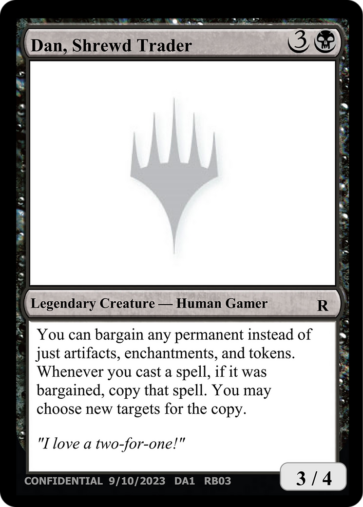 Dan, Shrewd Trader (UNK-RB03B) - Unknown Event-1