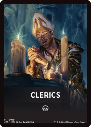 Clerics Theme Card [Foundations Jumpstart Front Cards]-1