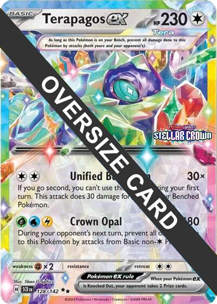 Terapagos ex (128/142) (Jumbo Card) [Scarlet & Violet: Black Star Promos]-1